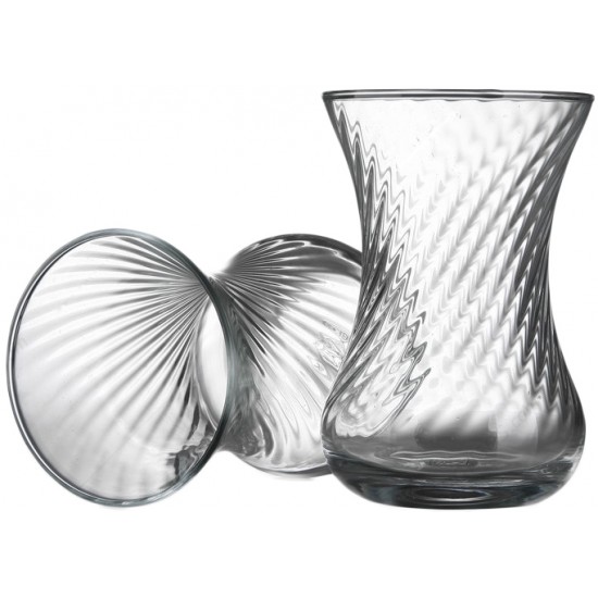 Pasabahce 6x Slim Optical Turkish Tea Glasses 42781 - TIKLA GELSİN UK - £3.99
