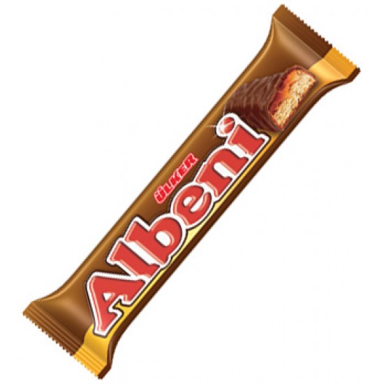 Ulker Albeni Milk Chocolate Coated Bar With Caramel & Biscuits - TIKLA GELSİN UK - £0.59