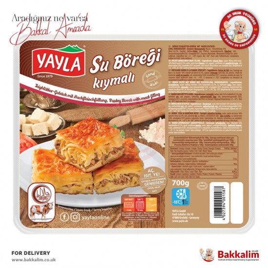 Yayla Traditional Turkish Pastry With Minced Meat 700 G