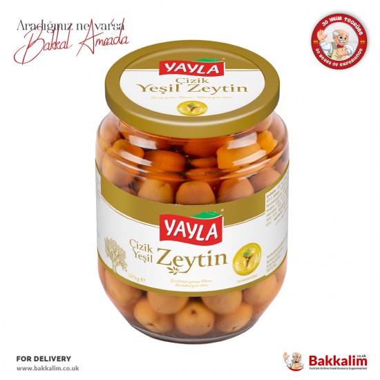 Yayla Kırık Ve Çizik Yeşil Zeytin 370 Gr