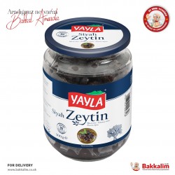 Yayla Mega Doğal Siyah Zeytin 500 Gr