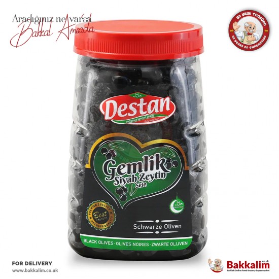 Destan Gemlik Black Olives 600 G