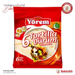 Yörem Tortilla Dürüm Ekmek 20 Cm 6 Adet