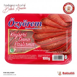 Özyörem 100 Gr Kayseri Dana Pastırma