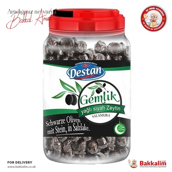 Destan 1300 Gr Gemlik Siyah Zeytin Yağlı - TIKLA GELSİN UK - £6.39