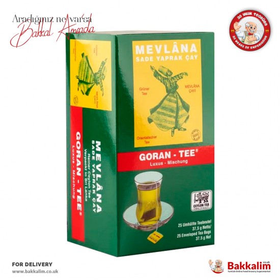 Mevlana Goran Tea Yeşil Çay 25 Poşet 