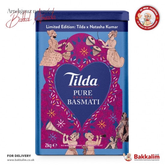 Tilda Premium Orjinal Basmati Pirinç Teneke 2000 Gr