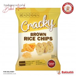 Grande Dolceria Cracky Peynirli Kahverengi Pirinç Cipsi 60 Gr