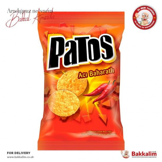 Patos Acı Baharat Aromalı Mısır Cipsi 167 Gr