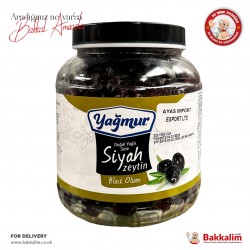 Yağmur Doğal Yağlı Sele Siyah Zeytin 1000 Gr