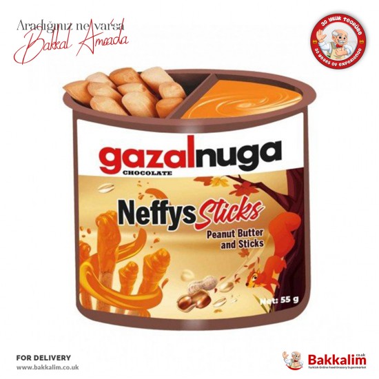 Gazalnuga Çubuklar Yer Fıstığı Tereyağlı 55 Gr