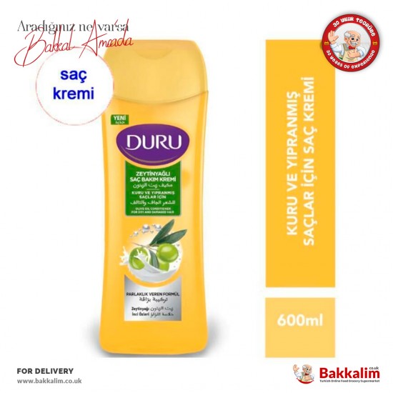 Duru Zeytinyağlı Saç Bakım Kremi 600 Ml