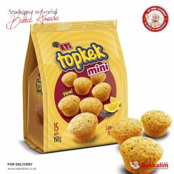 Eti Topkek Mini Limonlu Haşhaşlı Kek 15 Adet 150 Gr