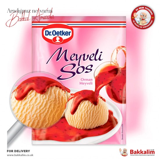 Dr Oetker Meyveli Sos Orman Meyveli 80 Gr