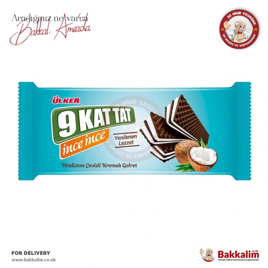 Ülker 9 Kat Tat İnce İnce Hindistan Cevizli Gofret 114 Gr