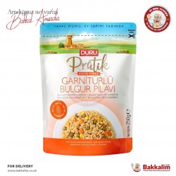 Duru Pratik Bulgur Pilaf With Garnish Ready Eat 250 G