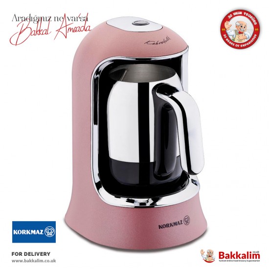 Korkmaz Kahvekolik Rose Gold Coffee Machine A860-06