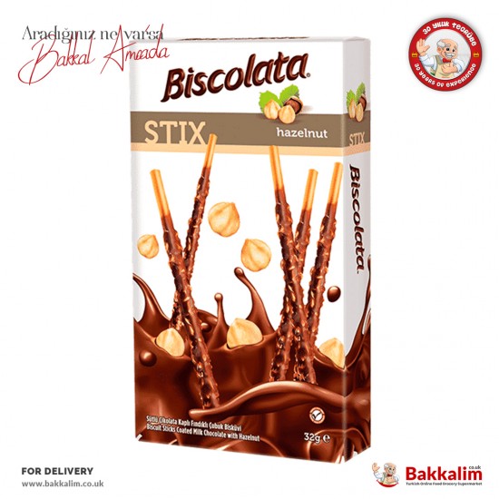 Biscolata Stix Fındıklı 32 Gr