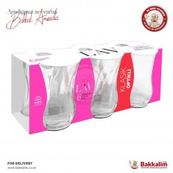 LAV Classic Optical Tea Glass 115 Cc 6 Pcs