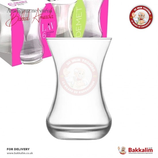 LAV Demet Tea Glass 135 Cc 6 Pcs