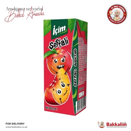 İçim Şeftali Nektari Meyve Suyu 200 Ml