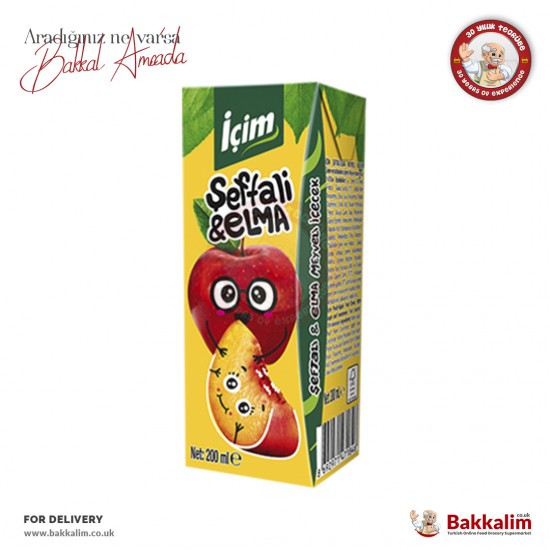 İçim Şeftali Ve Elma Meyve Suyu 200 Ml