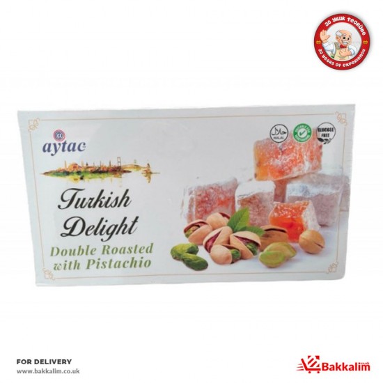 Aytac 350 Gr Double Roasted Pistachio Turkish Delight - TIKLA GELSİN UK - £3.29