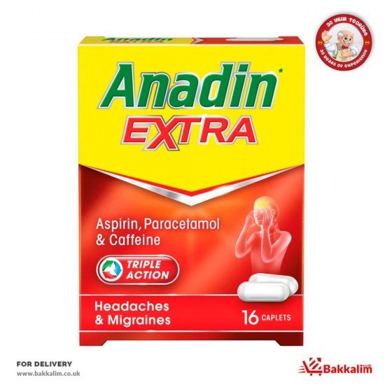 Anadin 12 Adet Extra Aspirin Paracetemol - TIKLA GELSİN UK - £2.29