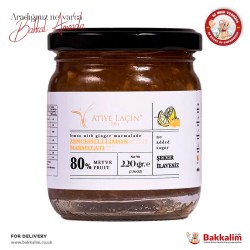 Atiye Laçin 220 Gr Zencefilli Limon Marmelatı