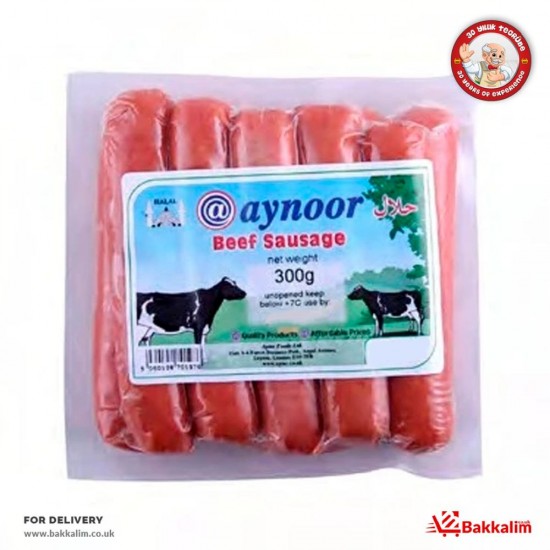 Aynoor 300 Gr Helal Sığır Sosis - TIKLA GELSİN UK - £3.19