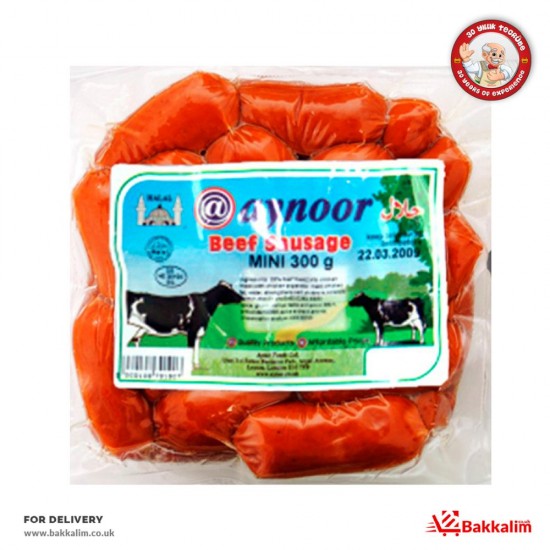 Aynoor 300 Gr Helal Mini Sığır Sosis - TIKLA GELSİN UK - £3.59