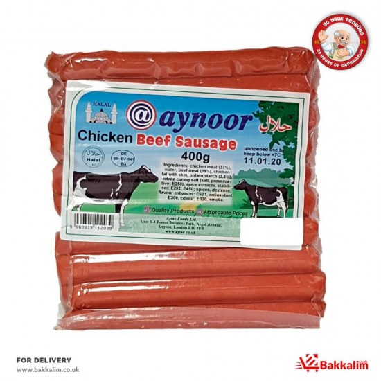 Aynoor 400 Gr Sığır Sosis - TIKLA GELSİN UK - £3.99