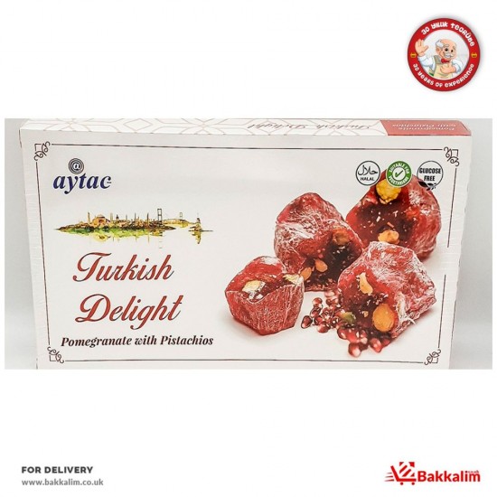 Aytac 350 Gr Turkish Delight Pomegranate With Pistachio - TIKLA GELSİN UK - £3.29