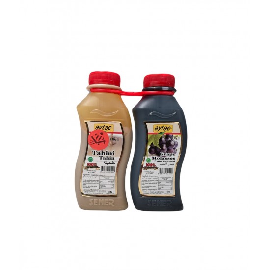 Aytac Grape Molasses430g And Sesame Tahini330g  Dual Pack - TIKLA GELSİN UK - £5.39