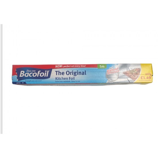 Bacofoil The Original Kitchen Foil 30cm X 5m - TIKLA GELSİN UK - £1.49