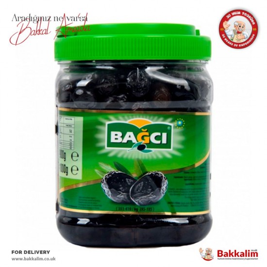 Bagci 1000 Gr Black Olives 2XS 3XS - TIKLA GELSİN UK - £5.59