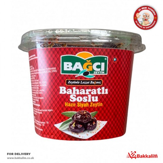 Bagcı 400 Gr Black Olives With Spicy Sauce - TIKLA GELSİN UK - £5.19