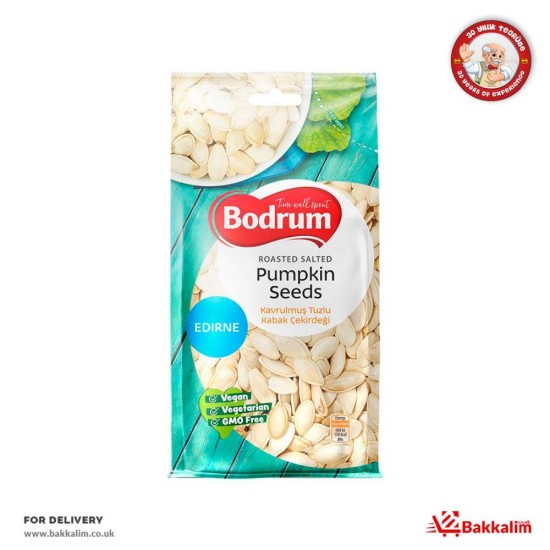 Bodrum 200 G Edirne Roasted Salted Pumpkin Seeds - TIKLA GELSİN UK - £2.89