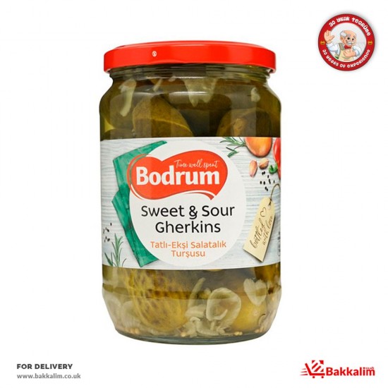 Bodrum 680 Gr Sweet And Sour Gherkins - TIKLA GELSİN UK - £1.99