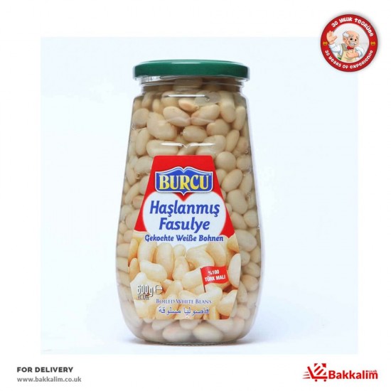 Burcu 600 Gr Boiled White Beans - TIKLA GELSİN UK - £1.79