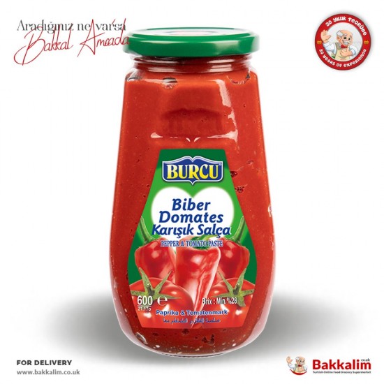 Burcu Pepper And Tomato Paste 600g - TIKLA GELSİN UK - £4.89