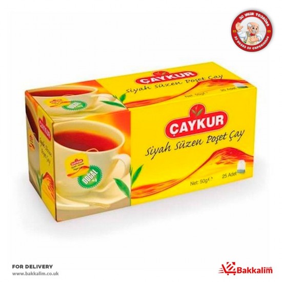 Çaykur 25 Adet Siyah Süzen Poşet Çay - TIKLA GELSİN UK - £1.99