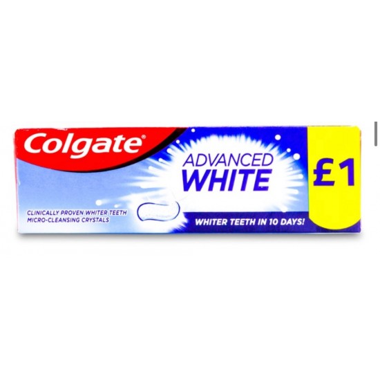 Colgate Advanced White Toothpaste 50ml - TIKLA GELSİN UK - £1.00