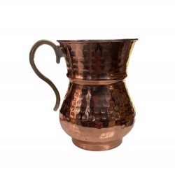 Kulplu Bakır Bardak 1x