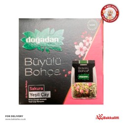 Doğadan 10 Poşet Büyülü Bohça Sakura Yeşil çay 