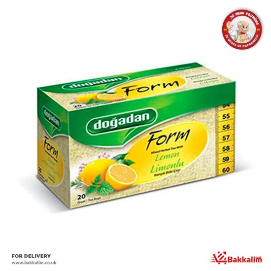 Doğadan  20 Poşet Form Limonlu Karışık Bitki çayı - TIKLA GELSİN UK - £1.59