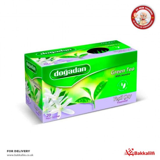 Doğadan 20 Poşet  Yaseminli Yeşil Çay - TIKLA GELSİN UK - £1.59