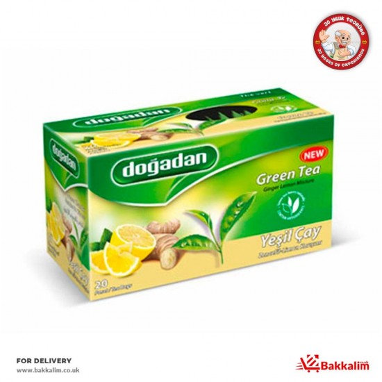 Doğadan 20 Poşet Limonlu Ve Zencefilli Yeşil çay - TIKLA GELSİN UK - £1.59