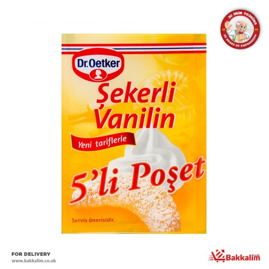 Dr Oetker 5 Adet 5 Gr Şekerli Vanilin - TIKLA GELSİN UK - £0.69