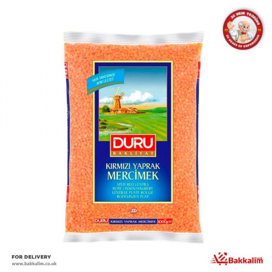 Duru 1000 Gr Split Red Lentils - TIKLA GELSİN UK - £3.89